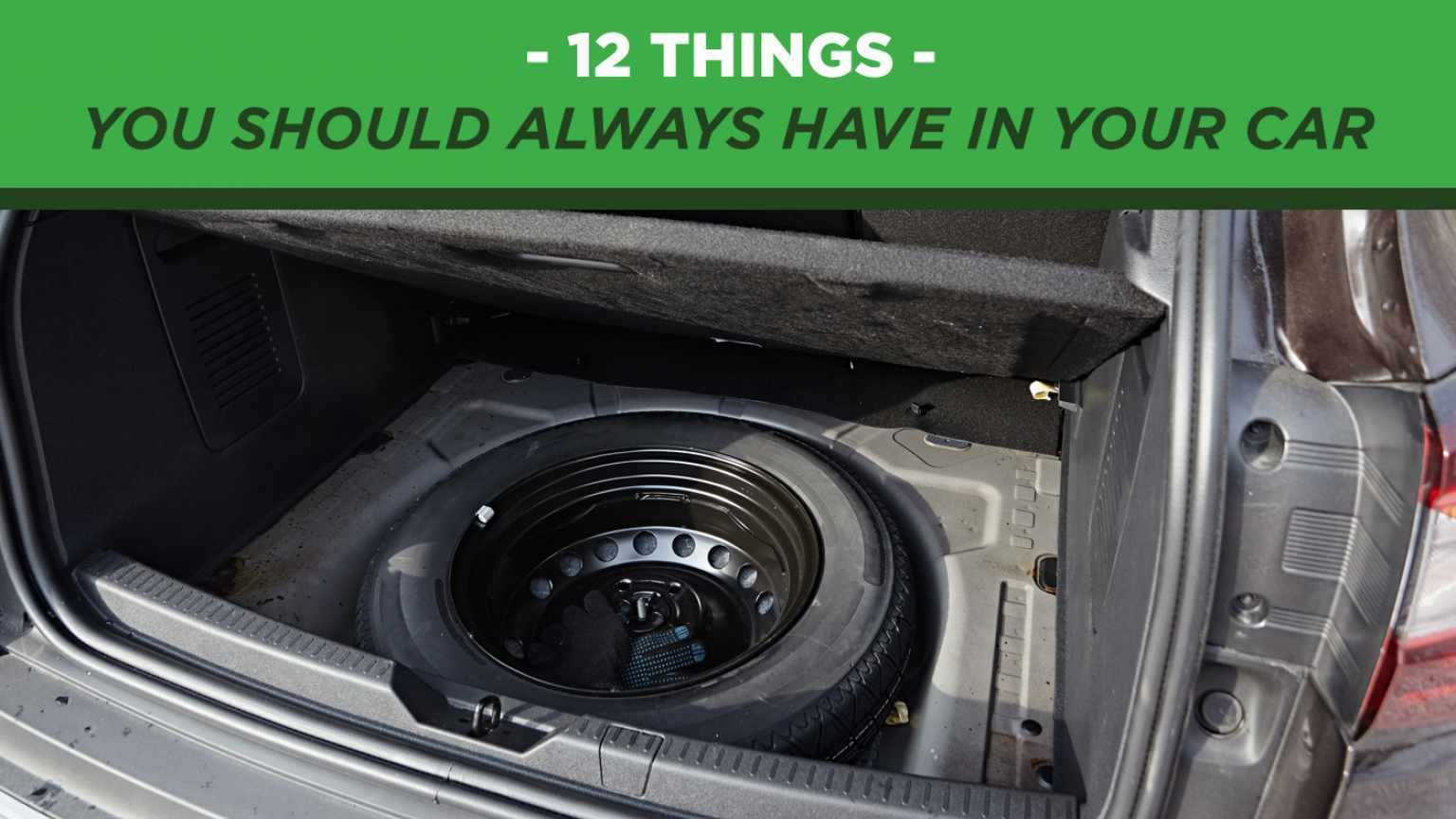 12 Things You Should Always Have In Your Car